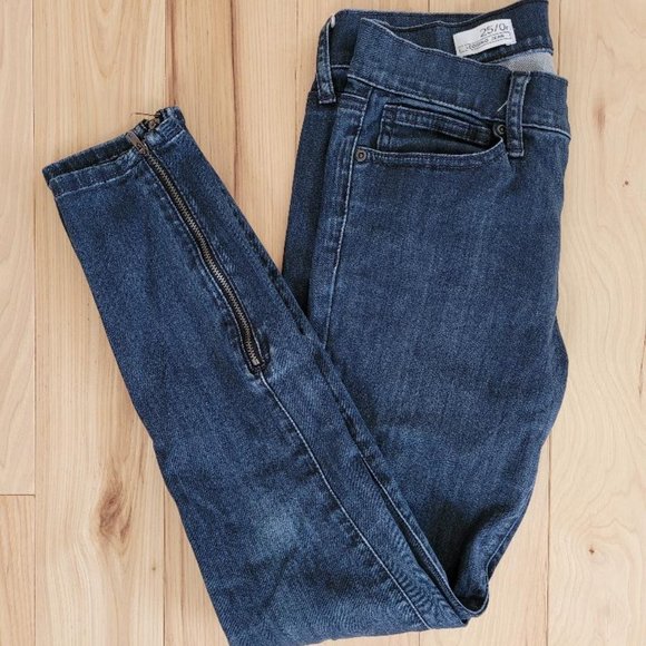 Gap 1969 Denim - GAP 1969 Women's Legging Jeans 25 Zip Ankle DK Wsh